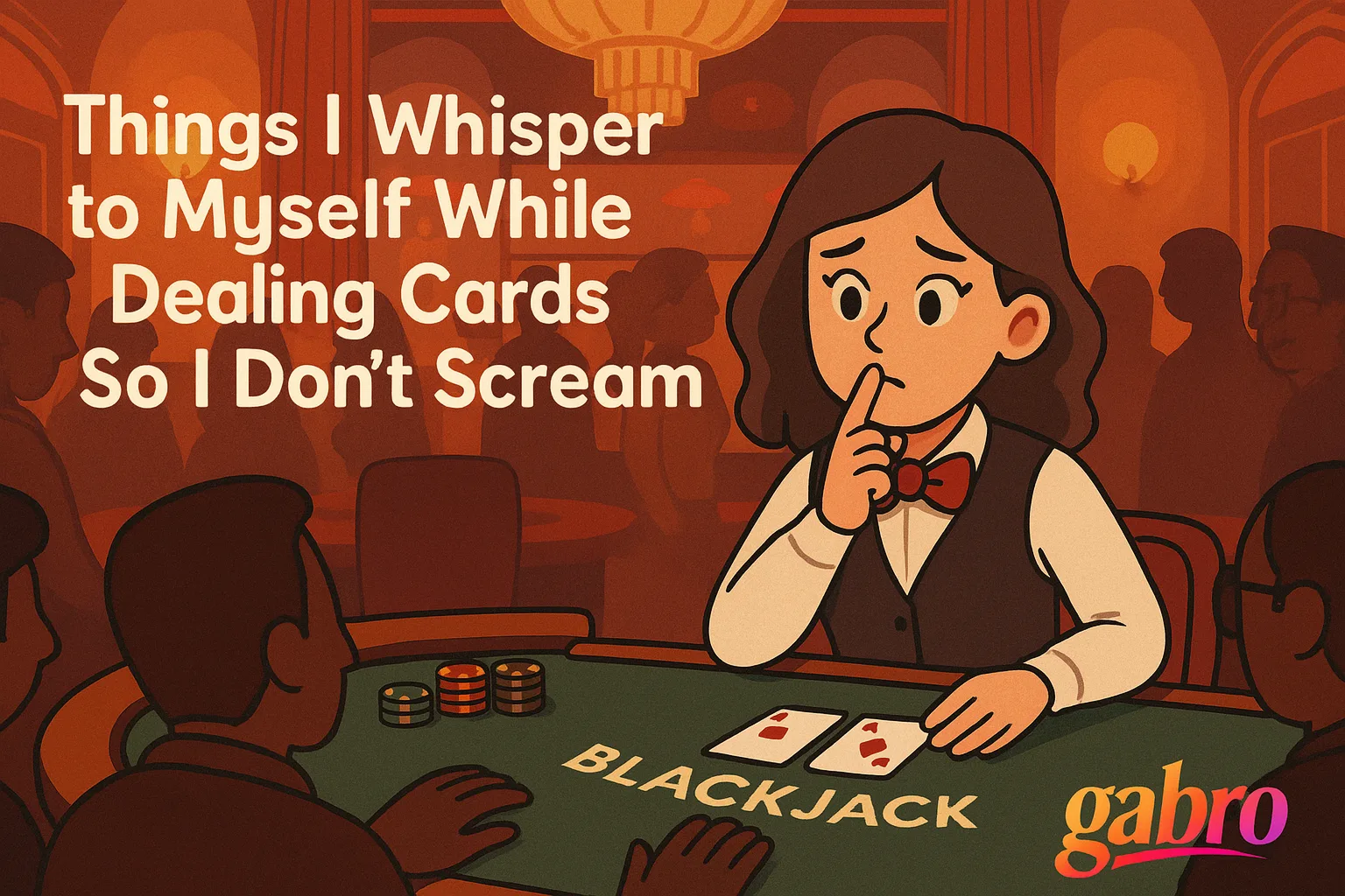 Things I Whisper to Myself While Dealing Cards So I Don’t Scream