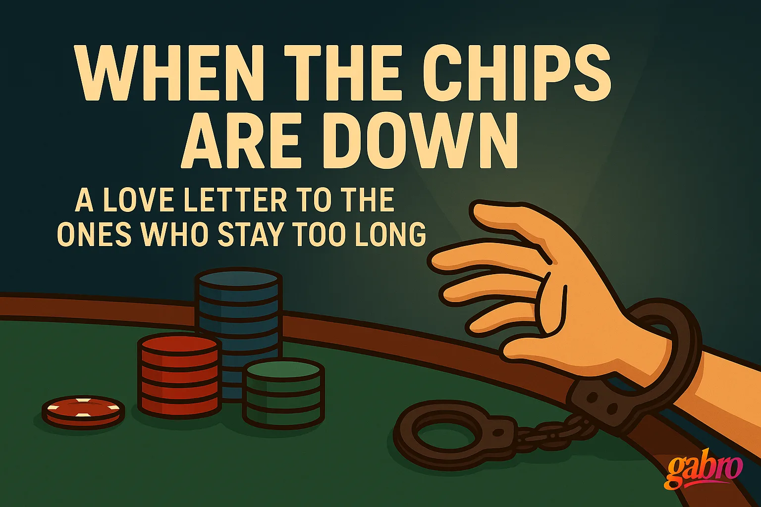 When the Chips Are Down: A Love Letter to the Ones Who Stay Too Long