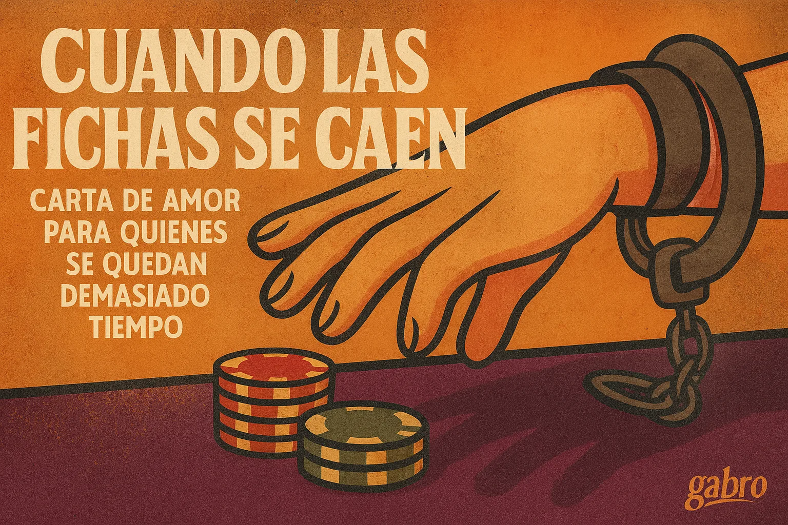Cuando las Fichas Se Caen: Carta de Amor Para Quienes Se Quedan Demasiado Tiempo