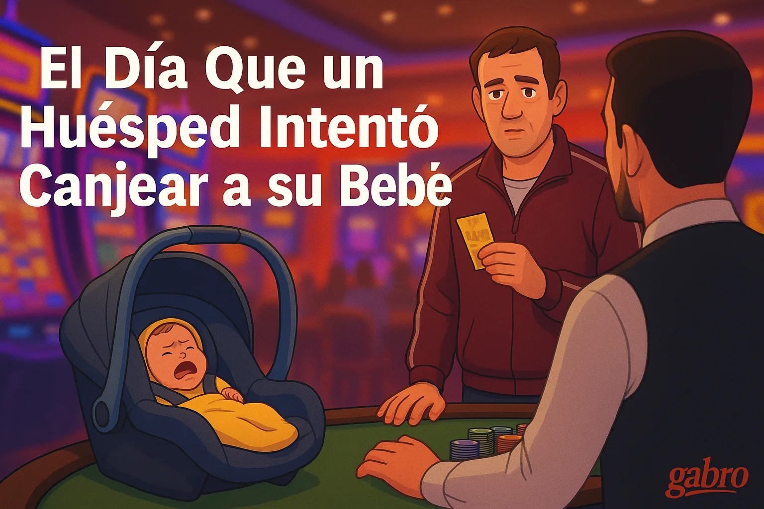 El día que un huésped intentó canjear a su bebé