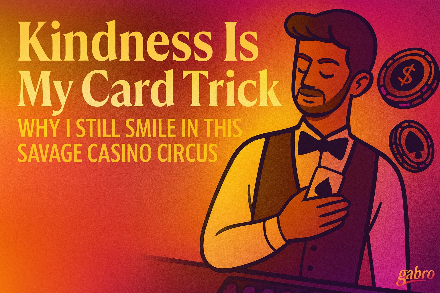 Kindness Is My Card Trick: Why I Still Smile in This Savage Casino Circus