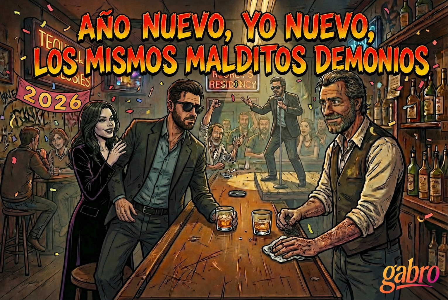 AÑO NUEVO, YO NUEVO, LOS MISMOS MALDITOS DEMONIOS