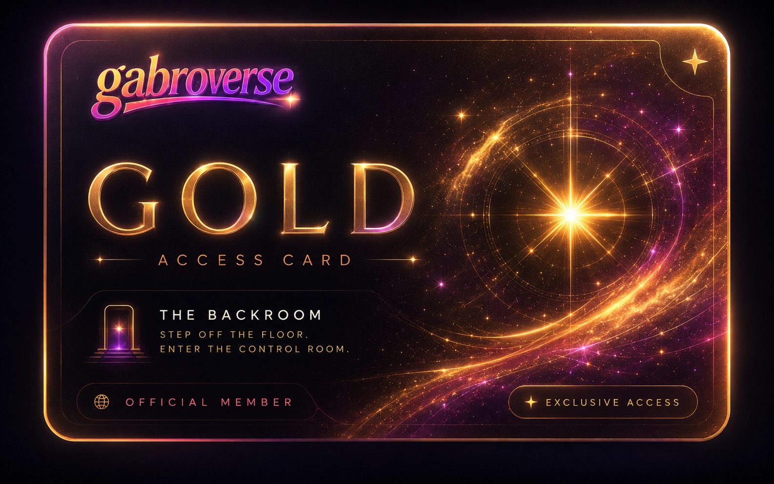 Gold Access Card