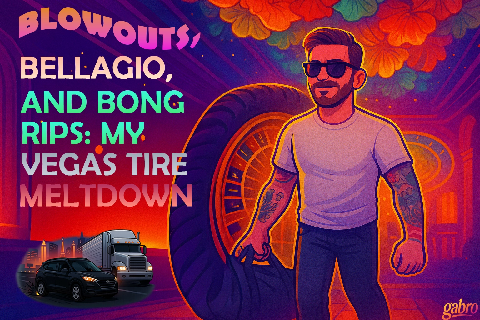 Blowouts, Bellagio, and Bong Rips: My Vegas Tire Meltdown