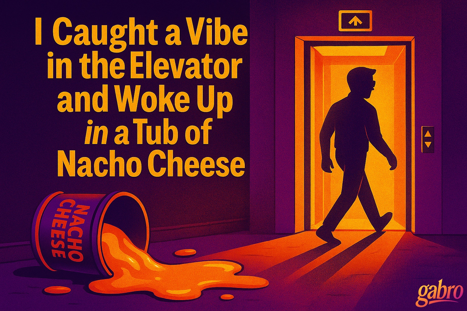 I Caught a Vibe in the Elevator and Woke Up in a Tub of Nacho Cheese
