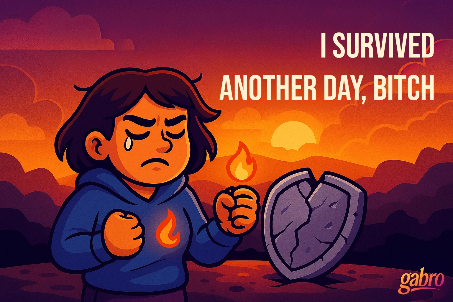 i survived another day, bitch (poem)