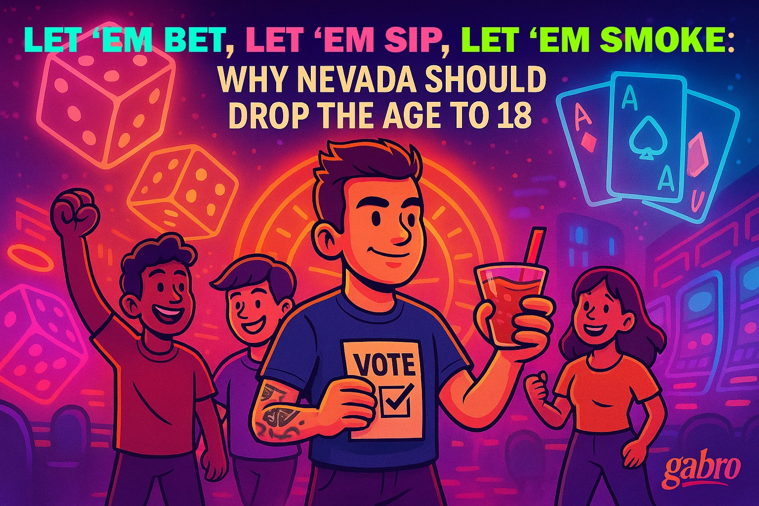 Let ’em Bet, Let ’em Sip, Let ’em Smoke: Why Nevada Should Drop the Age to 18