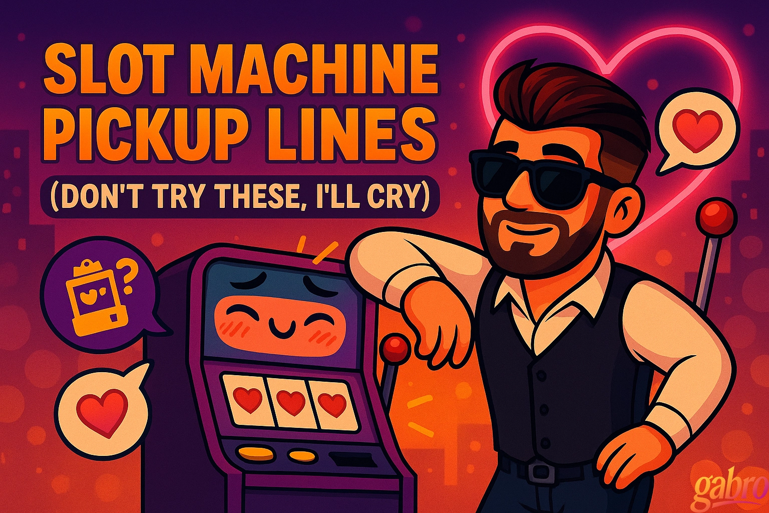 Slot Machine Pickup Lines (Don’t Try These, I’ll Cry)