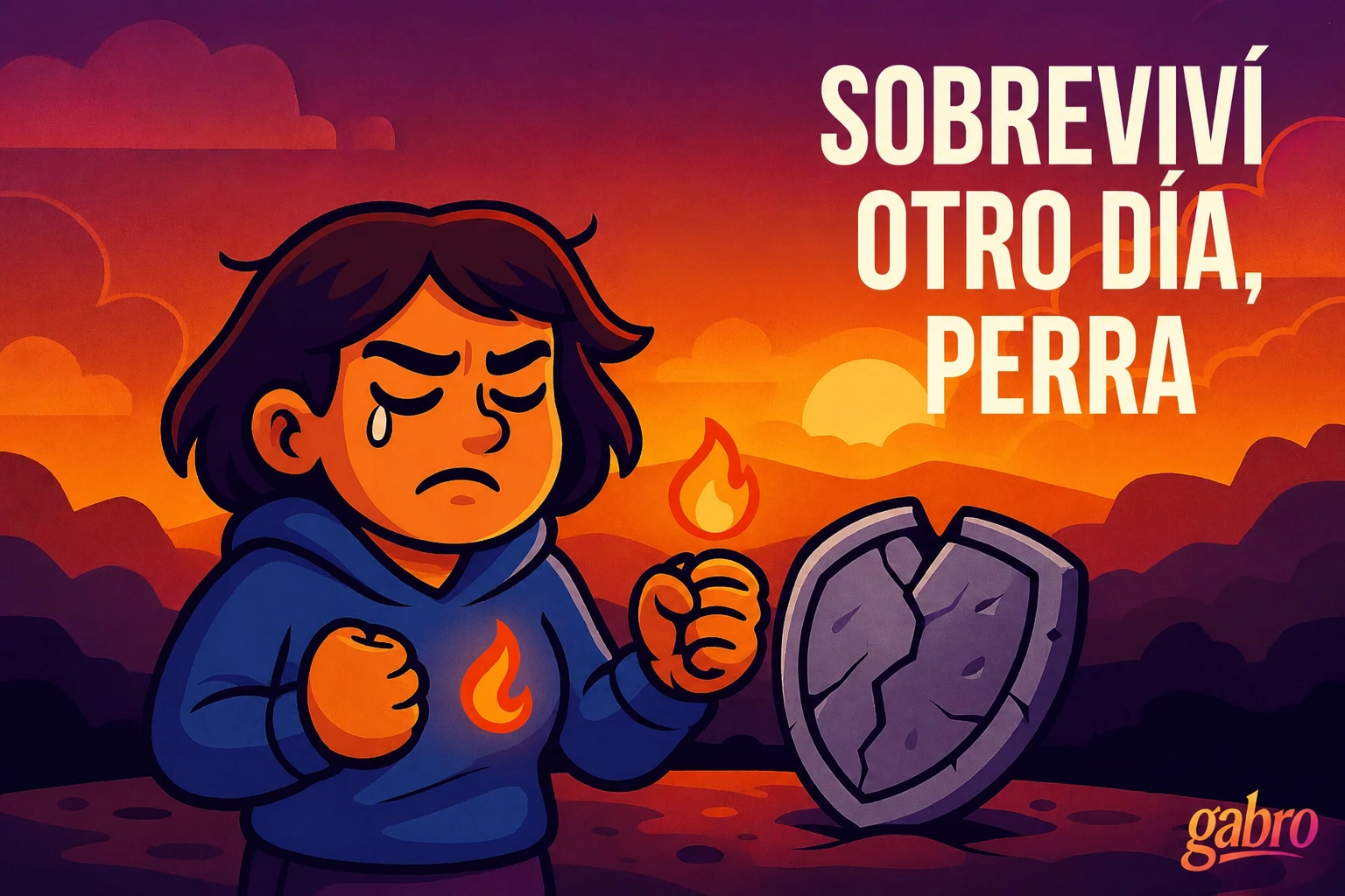 sobreviví otro día, perra (poema)