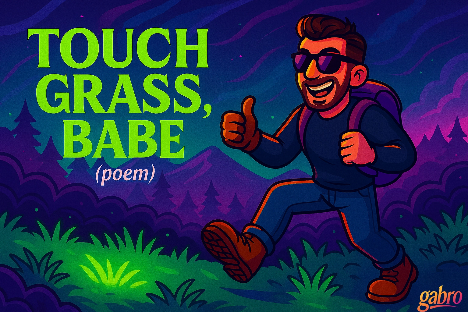 Touch Grass, Babe (poem)