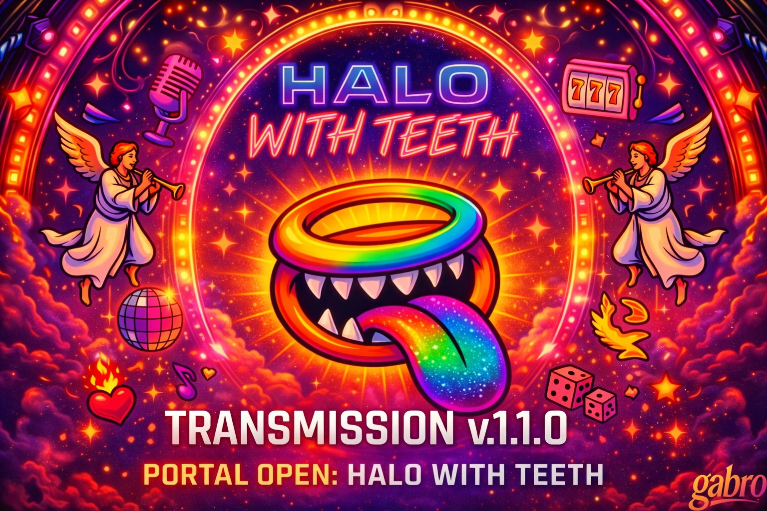 TRANSMISSION v1.1.0 // PORTAL ABIERTO: HALO WITH TEETH