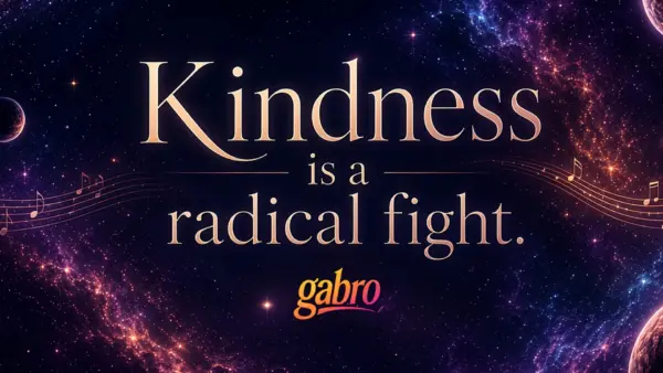 Kindness Is a Radical Fight: gabroverse Wallpaper Pack